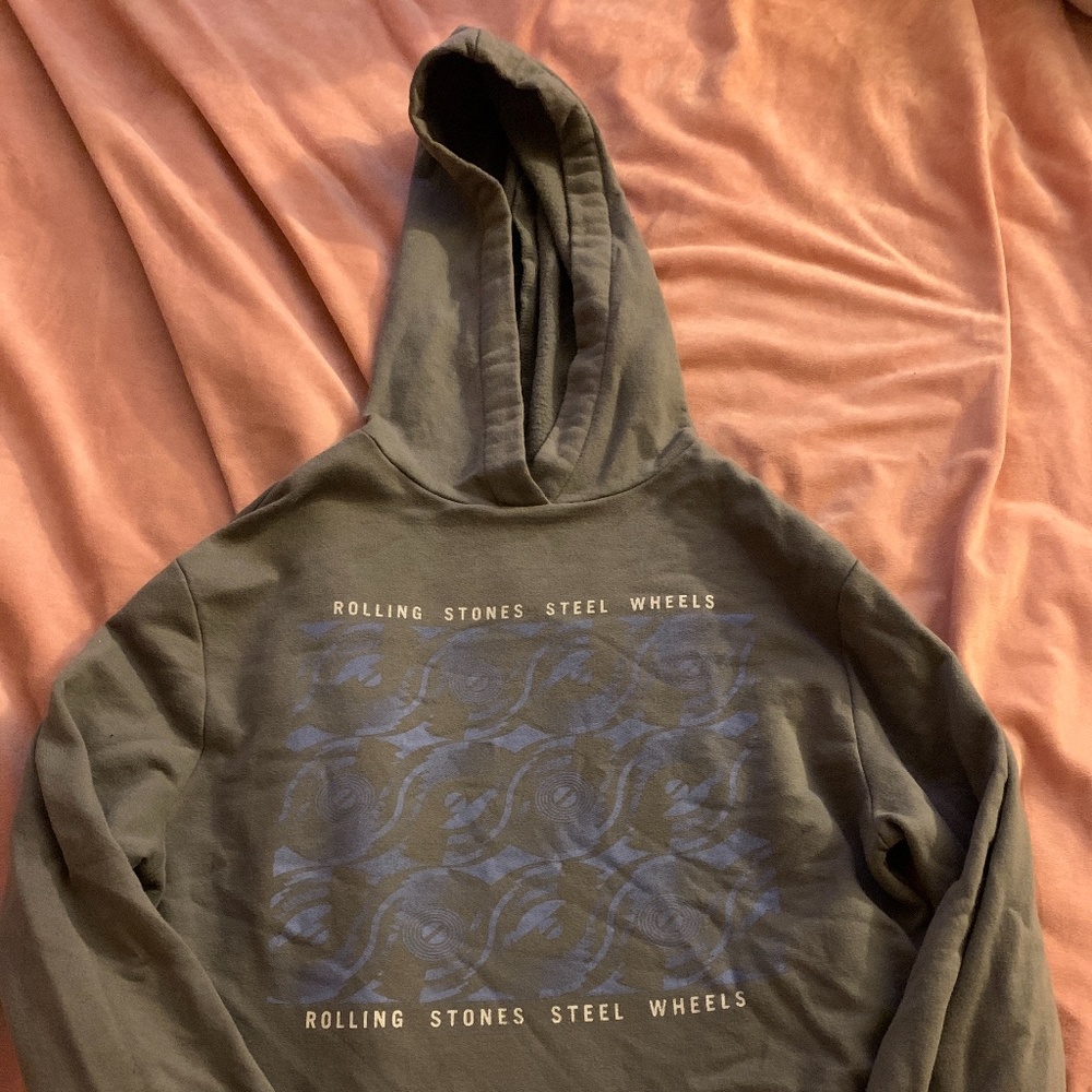 The Rolling Stones Cropped Hoodie